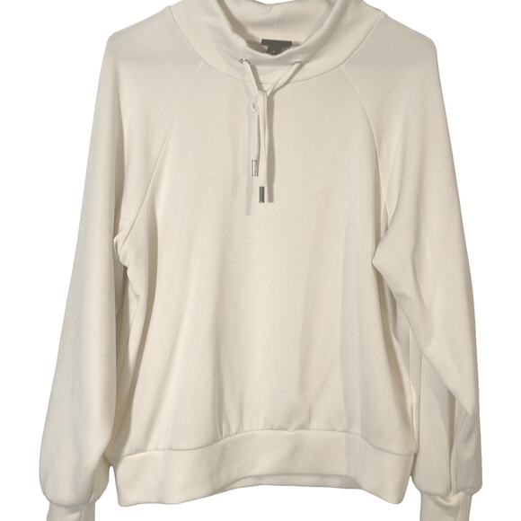 Scoop Women's Small (4-6) Ultimate ScubaKnit Funnel Neck Sweatshirt Cozy Soft - Picture 2 of 7